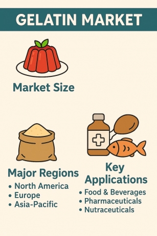 Gelatin Market Size, Share, Growth Patterns & Projections, 2032